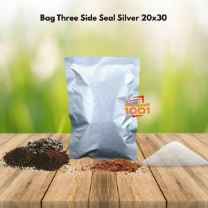 Termurah - Bag Alufoil Silver 20x30 - Bag Three Side Seal - U Seal Bag