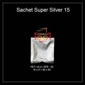 Kemasan Sachet Alufoil Silver 15