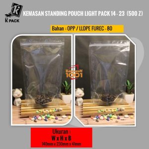 Standing Pouch LightPack 1423 + Zipper