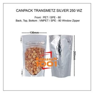 Kemasan Canpack Kombinasi Transmetz Silver 250WZ