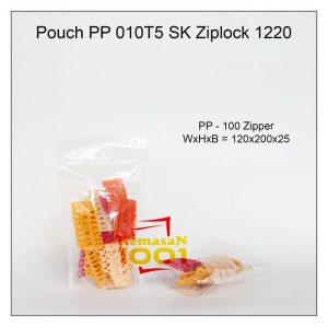 Seal Kecil Pouch PP Bening Ziplock 12x20
