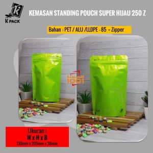 Standing Pouch Alufoil Ketupat 250+Zipper