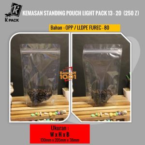 Standing Pouch LightPack 1320 + Zipper