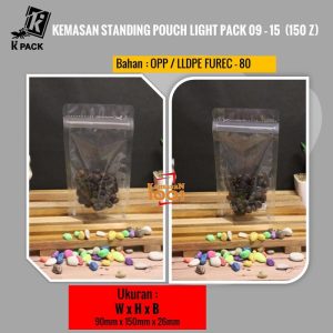 Standing Pouch LightPack 0915 + Zipper