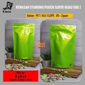 Standing Pouch Alufoil Ketupat 500+Zipper